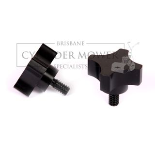 Deflector Screws Black Pair (Billet Aluminium)