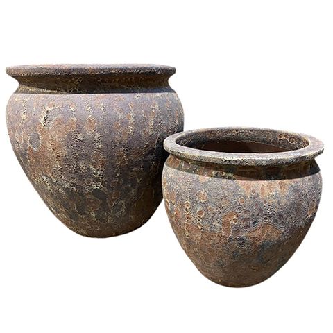 Fossil Hampton Urn S/2 Rust