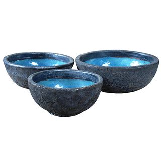 Lotus Water Bowl S/3 Lava