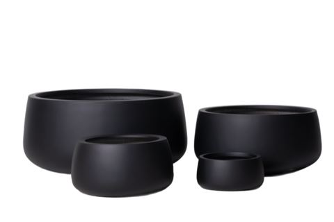 Hoian Bowl Black S/4