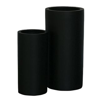 Murraya Tall Cylinder S/2 Black