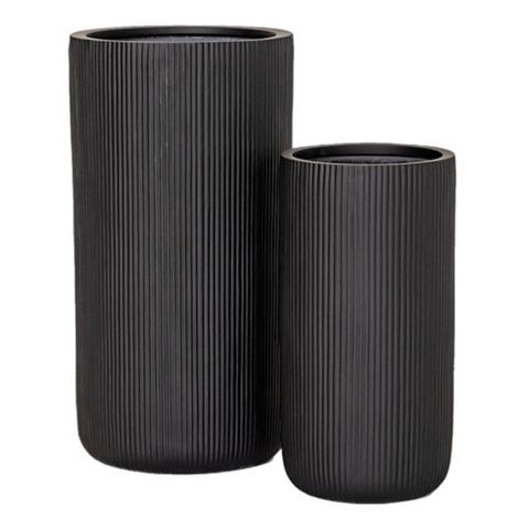 Bowen Tall Cylinder S/2 Black