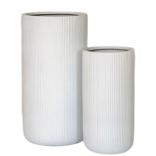 Bowen Tall Cylinder S/2 White