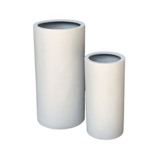 Murraya Tall Cylinder S/2 White