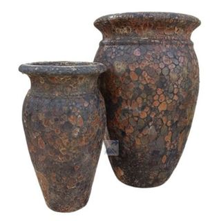 Fossil Dover Urn S/2 Rust