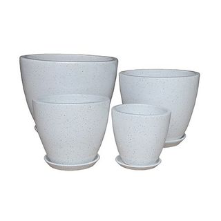 Lemont Egg S/4 White