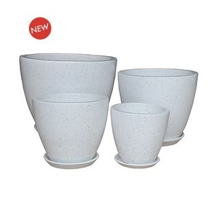 Lemont Egg S/4 White