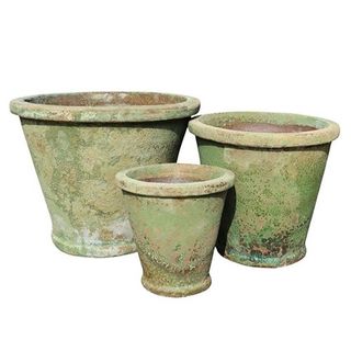 Annatto Cone S/3 Antique Cream