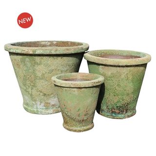 Annatto Cone S/3 Antique Cream