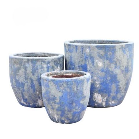 Annatto Egg S/3 Antique Blue