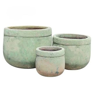 Annatto Tub S/3 Antique Cream