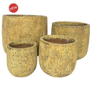 Dorada U Pot S/4 Antique Yellow