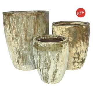 Dorada Planter S/3 Antique Green