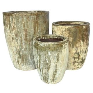Dorada Planter S/3 Antique Green