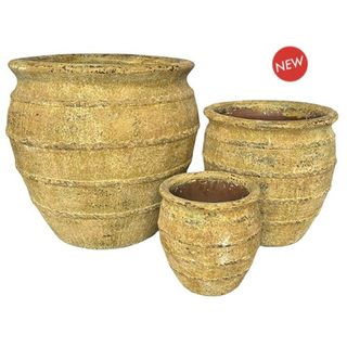 Dorada Tub S/3 Antique Yellow