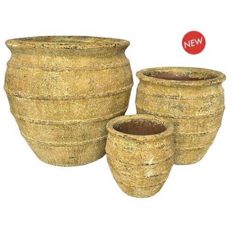 Dorada Tub S/3 Antique Yellow