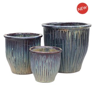 Bradford Jar Cream-Blue S/3
