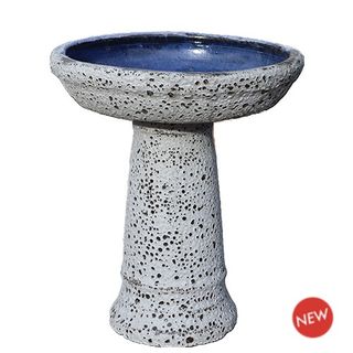Coral Birdbath White Coral