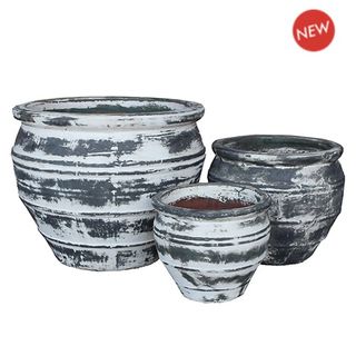 Evoke Tub S/3 Rustic Grey