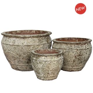 Evoke Planter S/3 Rustic Earth