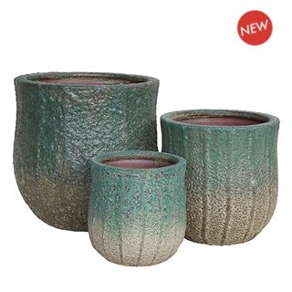 Tia Bell S/3 Rustic Aqua