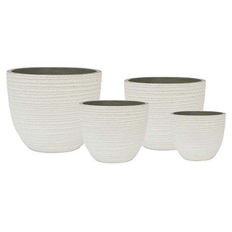 Esperance Egg S/4 White