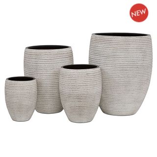 Esperance Tall Egg S/4 White