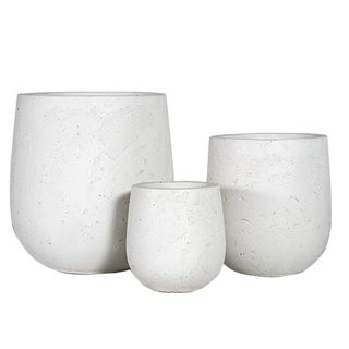 Civic Stone Tub S/3 White