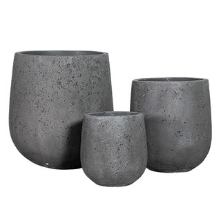 Civic Stone Tub S/3 Grey