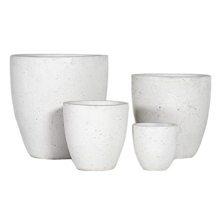 Civic Stone Egg S/4 White
