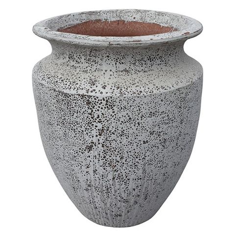 Grand Urn White Coral