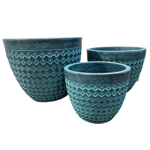 Aztec Egg S/3 Teal