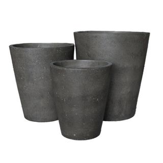 Dry Stone Cone S/3 Black