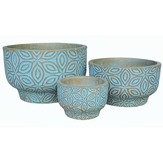 Moroccan Bowl S/3 Teal