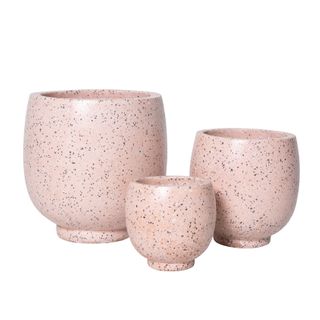 Terrazzo Tub S/3 Pink