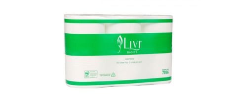 7056 Livi Basics Toilet Tissue 850 Sheet 1 Ply