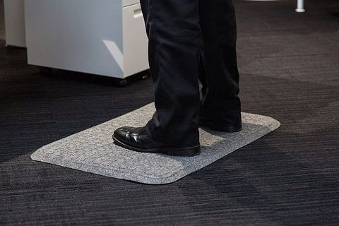 Energise Anti-Fatigue Stand Up Desk Mat Granite - Thickness:19mm