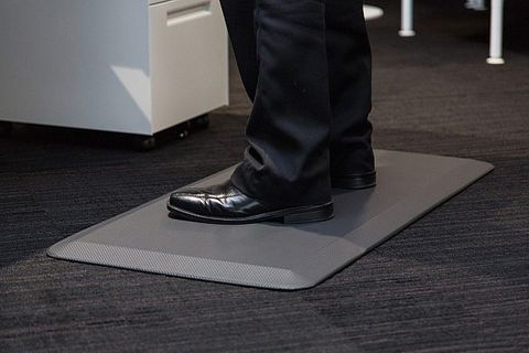 Enhance Anti-Fatigue Stand Up Desk Mat Black - Thickness:19mm