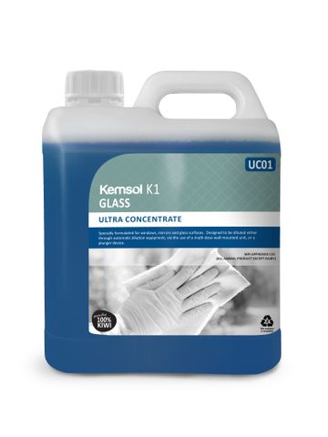 Kemsol K1 Ultra Concentrate Glass Cleaner - 2L