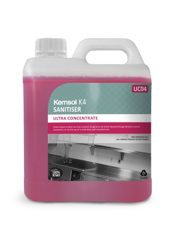 Kemsol K4 Ultra Concentrate Sanitiser - 2L