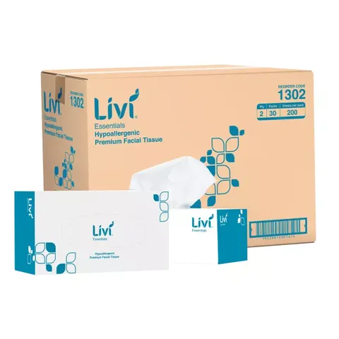 1302 Livi Essentials 2ply 200 Tissue