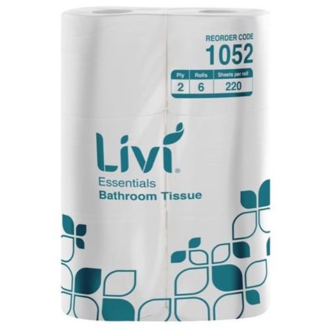 1055 Livi Essentials 2ply 400 Toilet Tissue - Bdl 36