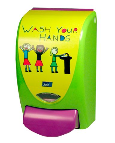 Deb DIS2123 *Now Wash Your Hands* 1L Manual Dispenser
