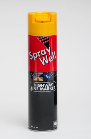 CBT1911 Spraywell Line Marking Paint (Spot Nozzle) - Yellow