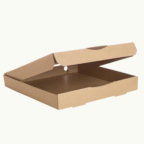 Kraft Pizza Box - 32 x 33 x 4.5cm- Slv 100