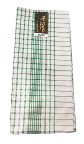 XL Cotton Teatowel Green 55 x 75cm