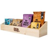 DISPLAY 11 One Fairtrade Wooden Beverage Display Tray