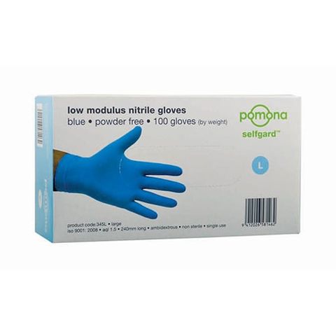 Nitrile Blue Gloves Powder Free