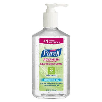 3691 GoJo Purell Instant Hand Sanitiser Pump Bottle