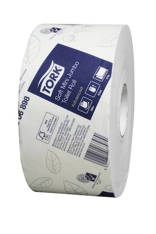 2306898 Tork T2 Advanced Mini Jumbo 2 Ply Toilet Tissue - Bdl 12